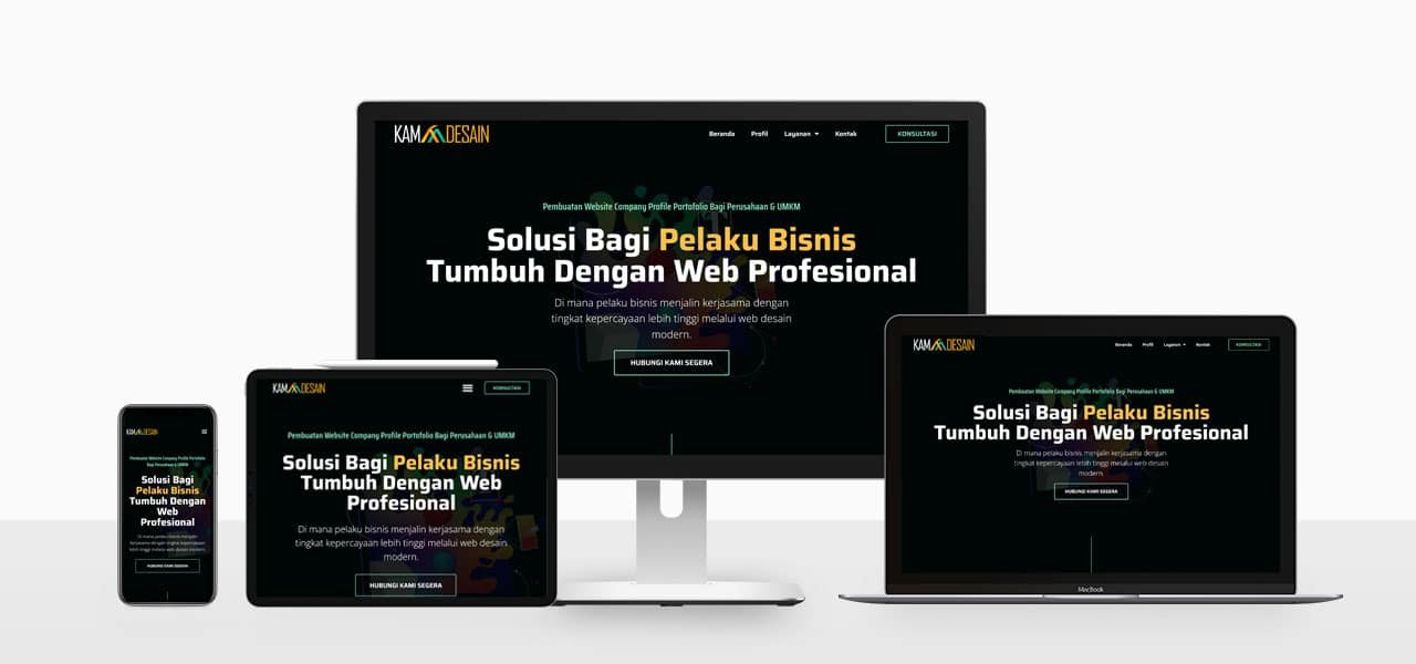 Pembuatan Website Profesional Terbaik Kam Desain